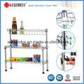 3 Tiers DIY Chrome Mini Kitchen Saucing Rack (CJ-C1182)